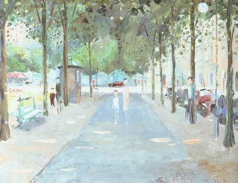 Paris Scene oil painting